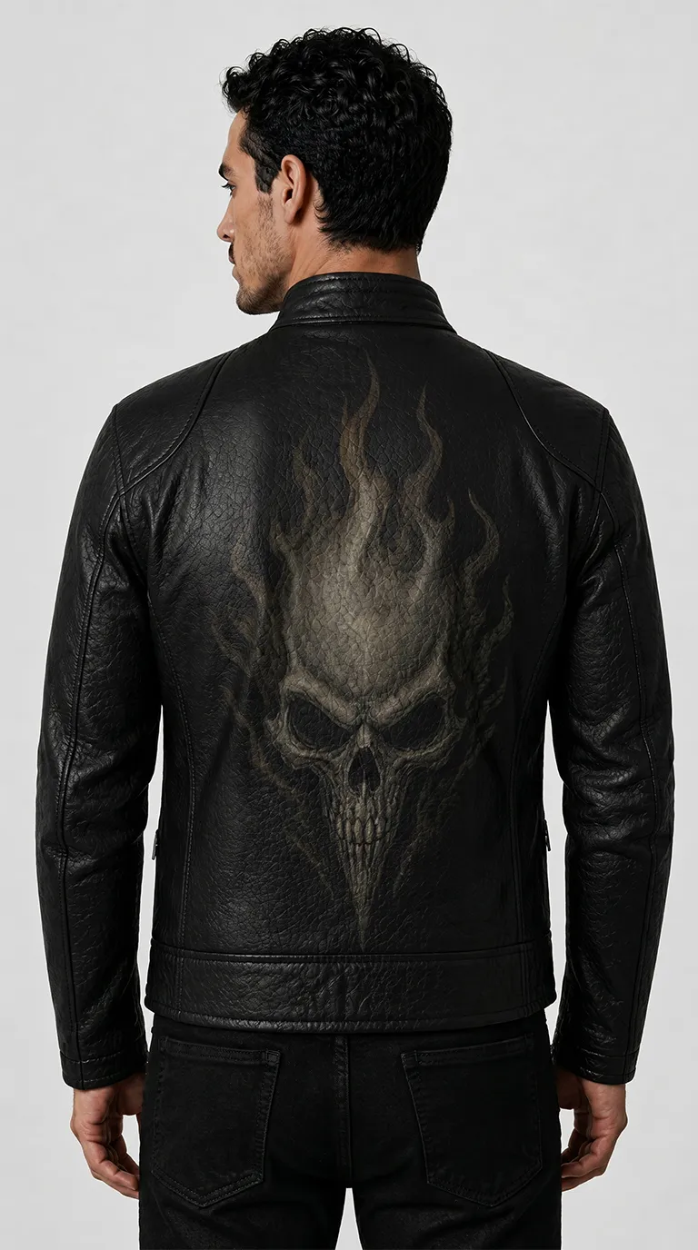 Ghost Rider Moto Leather Jacket